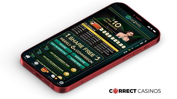 Oz2Win Casino Mobile Version