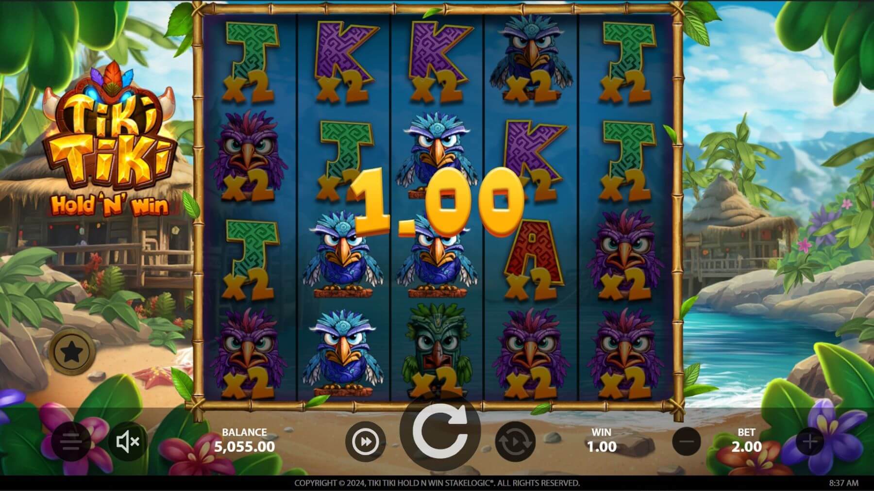 Tiki Tiki Hold 'n' Win Slot Free Demo Play or for Real Money - Correct ...
