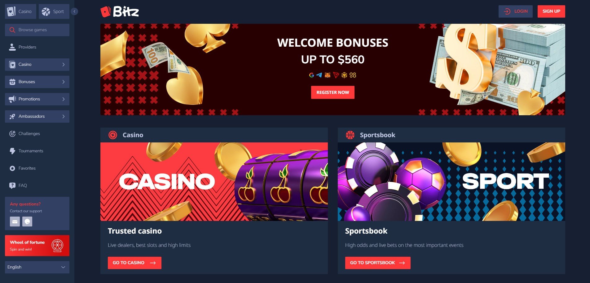 Bitz Casino Review