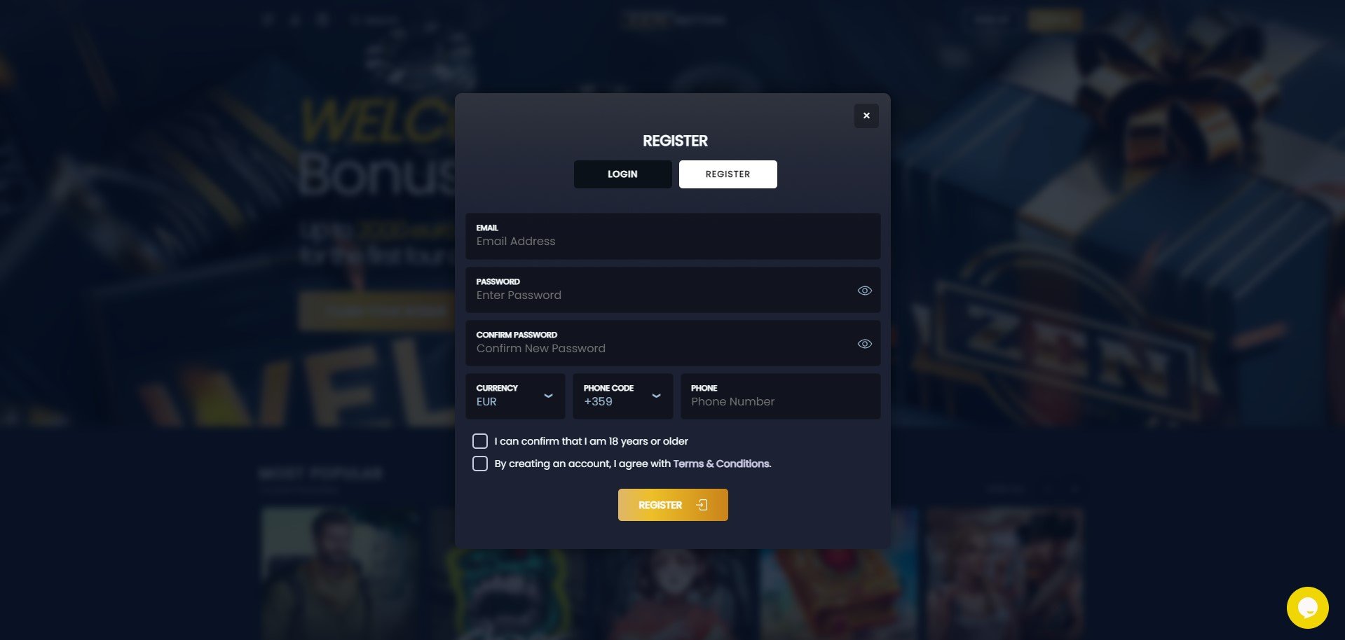 ZenBetting Casino Sign Up