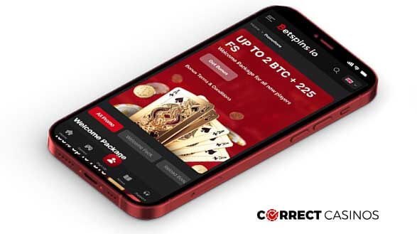Betspins.io Casino Mobile Version