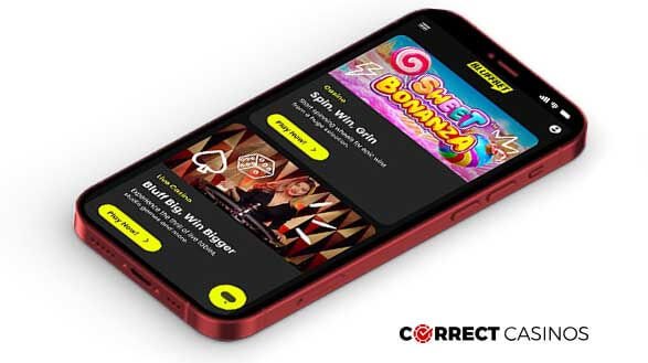 BluffBet Casino Mobile Version