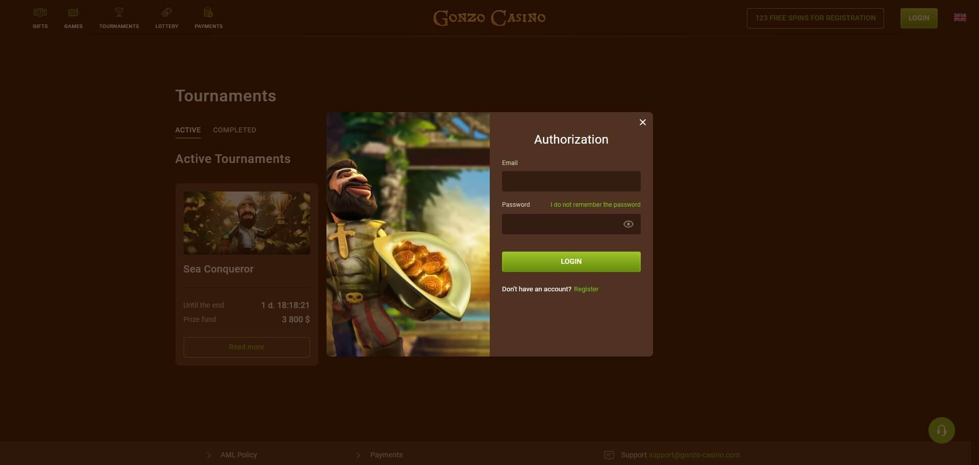 Gonzo Casino Log In