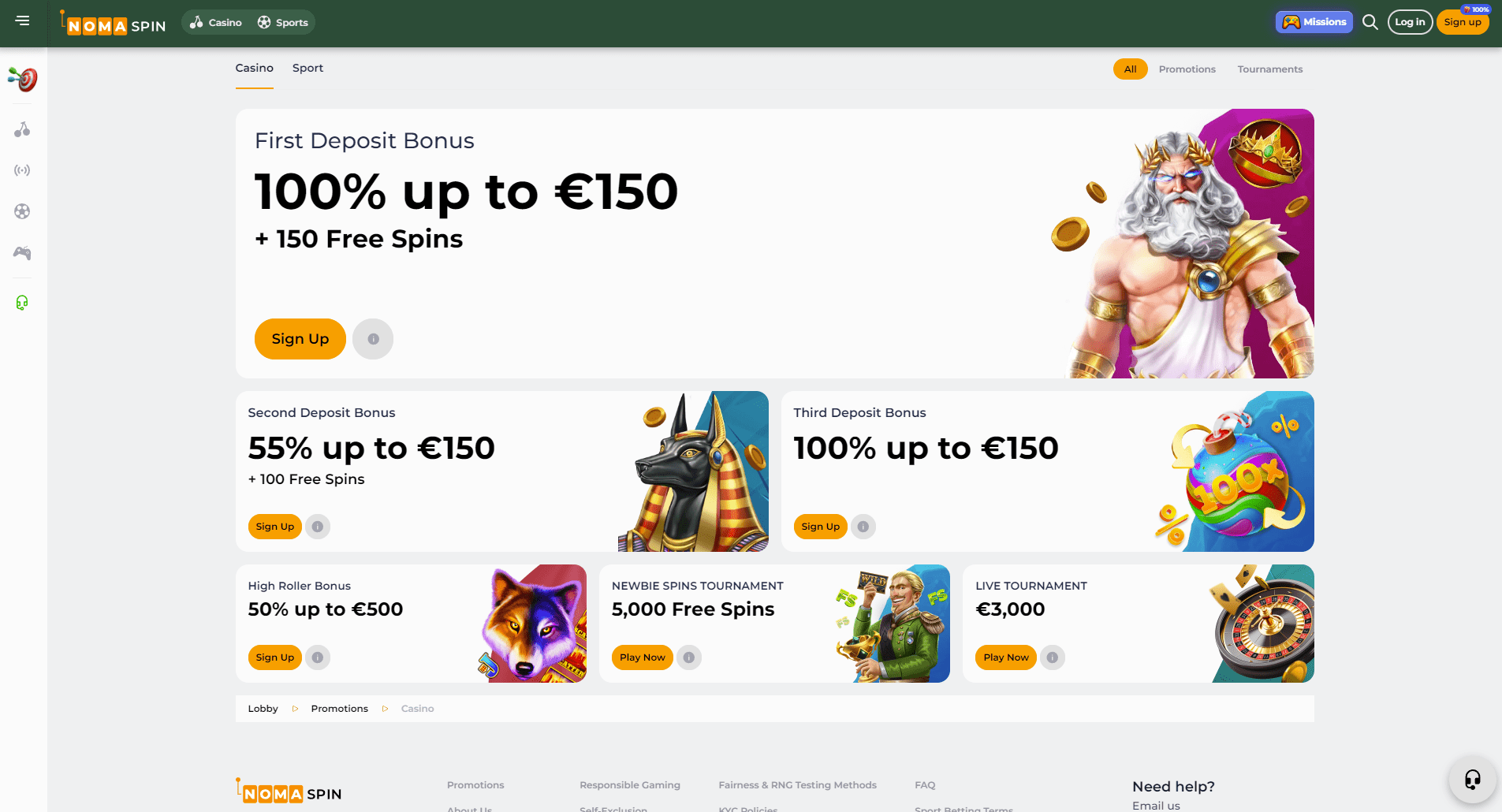 Nomaspin Casino Review - Safe or Scam?