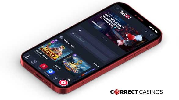 SixDot Casino Mobile Version