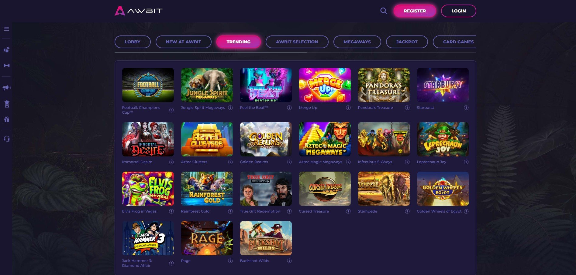 Awbit Casino Gams