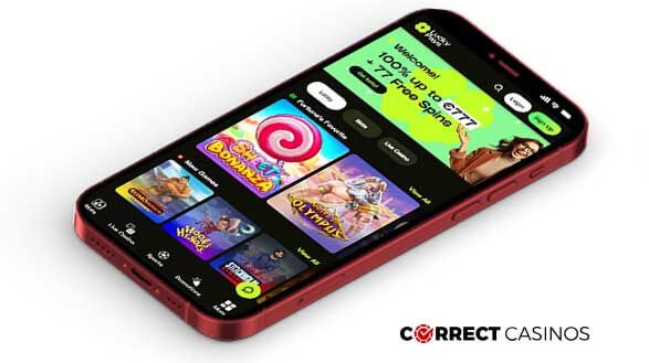 LuckyPays Casino Mobile Version