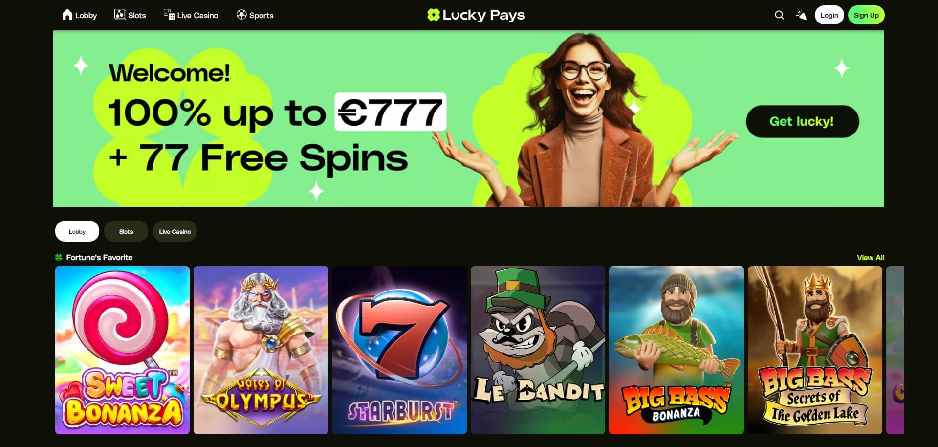 LuckyPays Casino Review