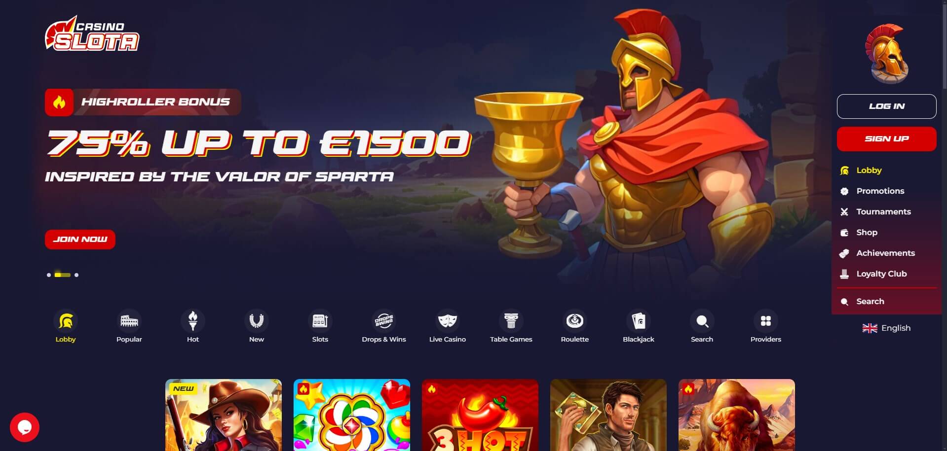 Slota Casino Review