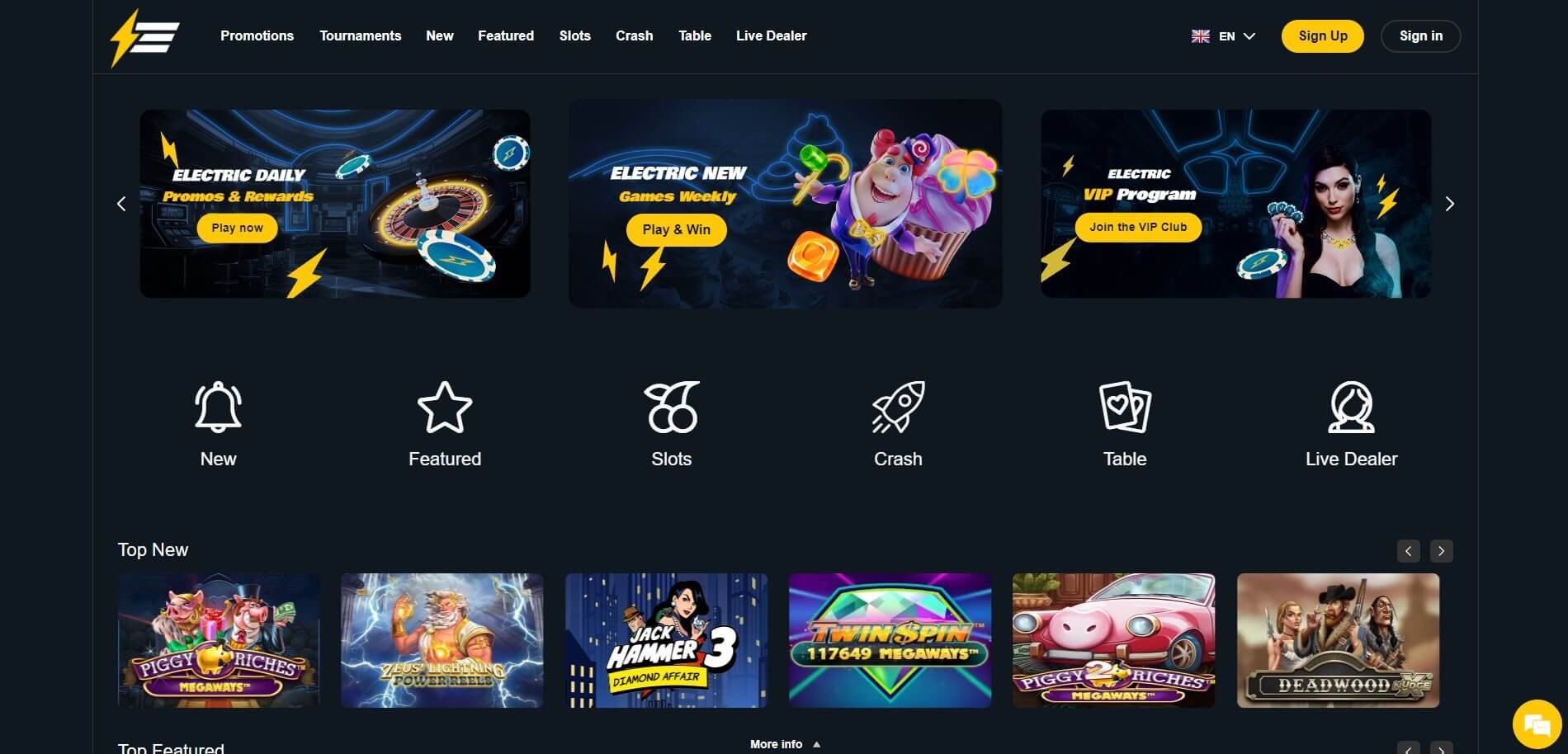 ElectricWins Casino Review