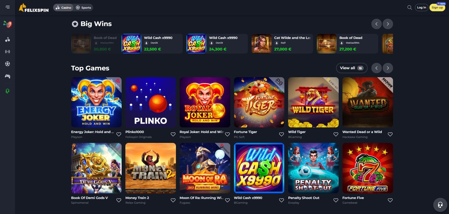 Felixspin Casino Review