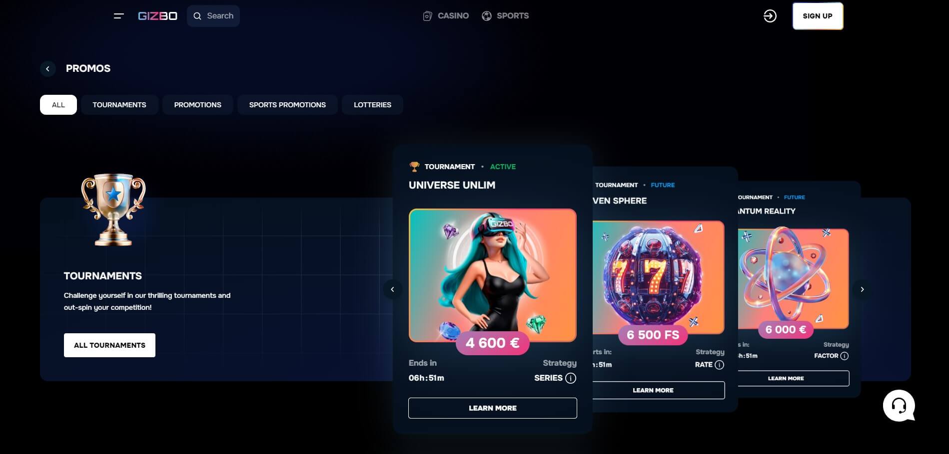 Gizbo Casino Promotions