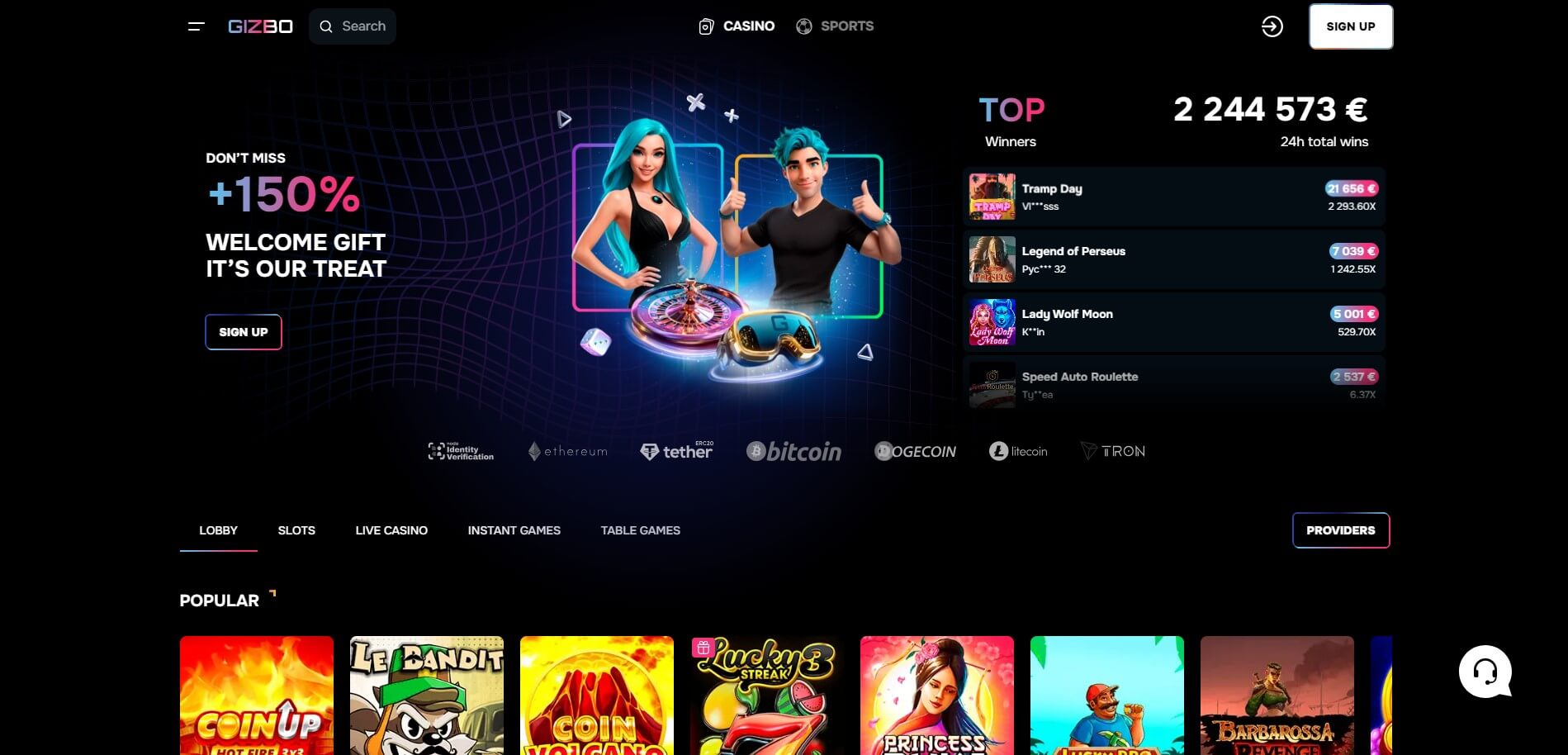 Gizbo Casino Review
