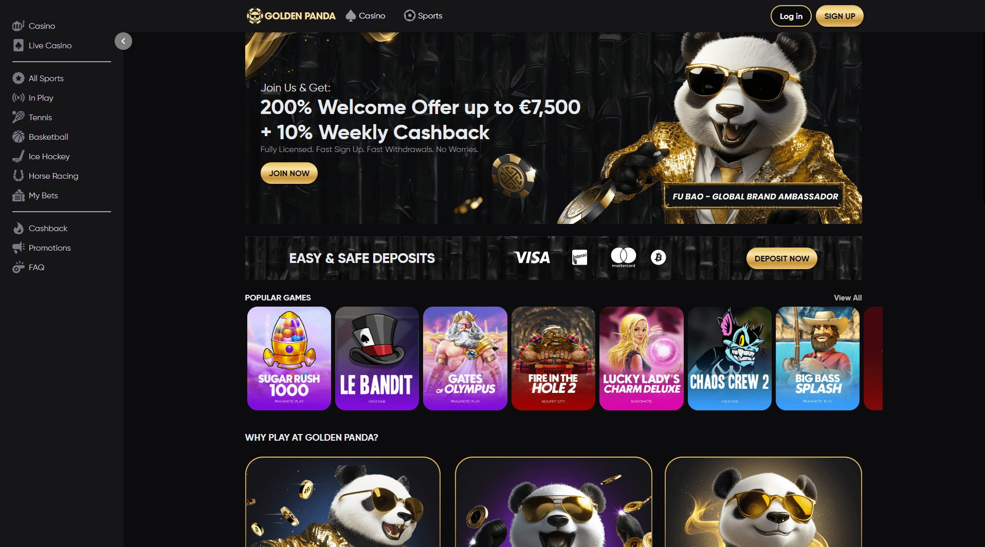 Golden Panda Casino Review
