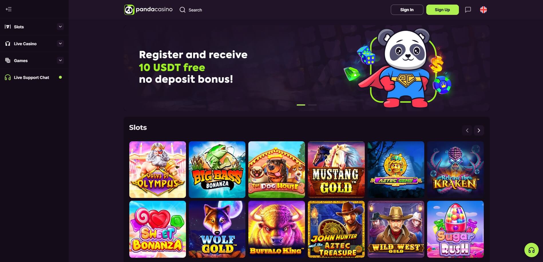 Panda Casino Review