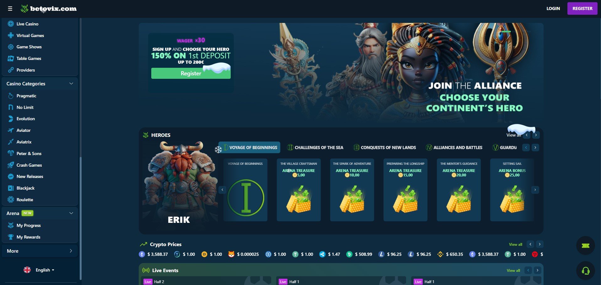 Betovix Casino Review