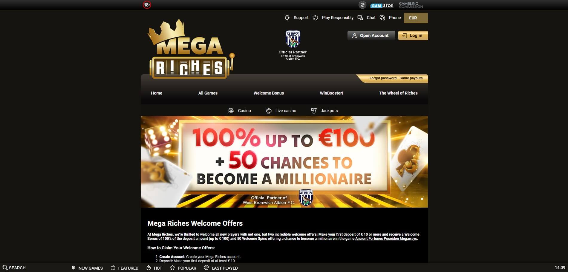 Mega Riches Casino Promotions