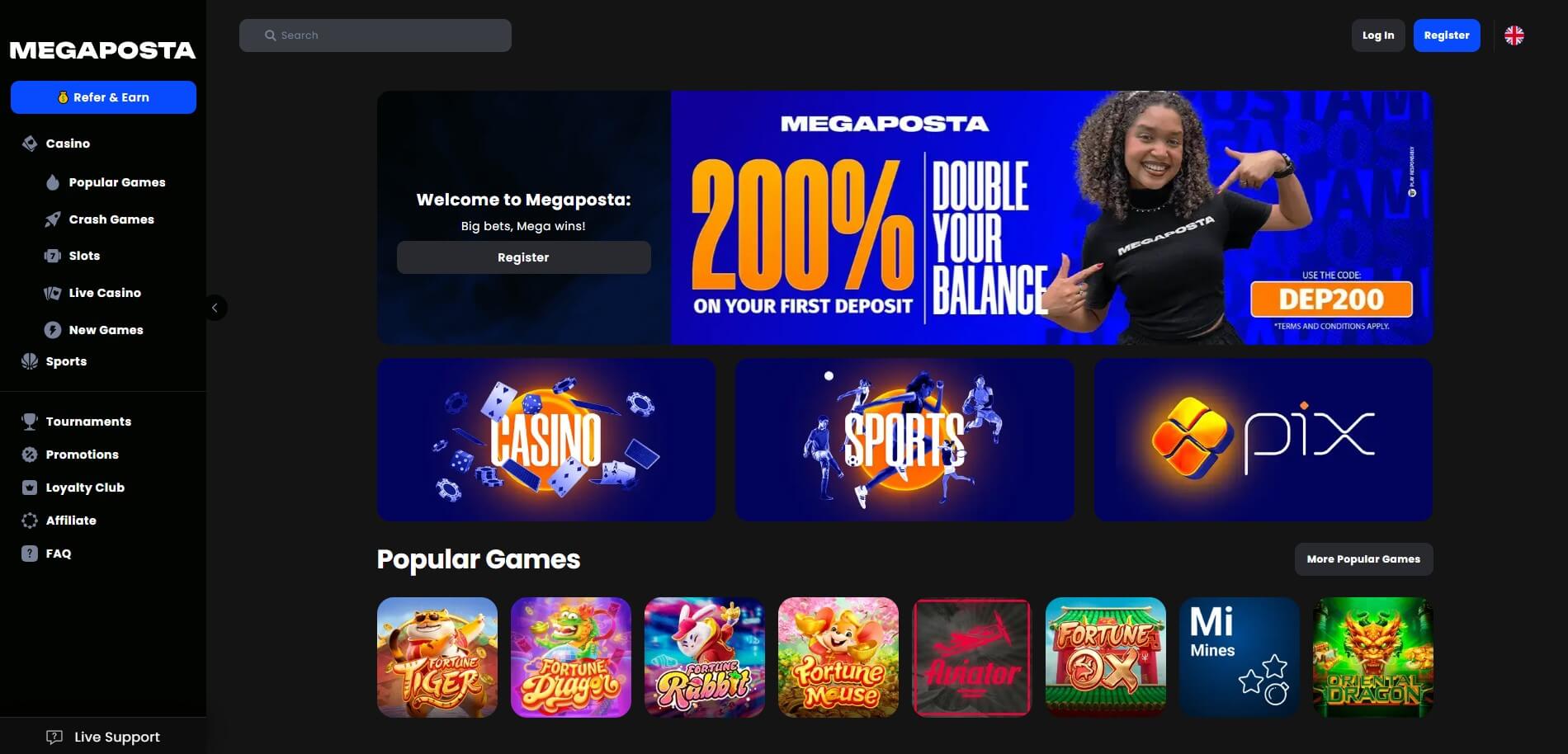 MegaPosta Casino Review