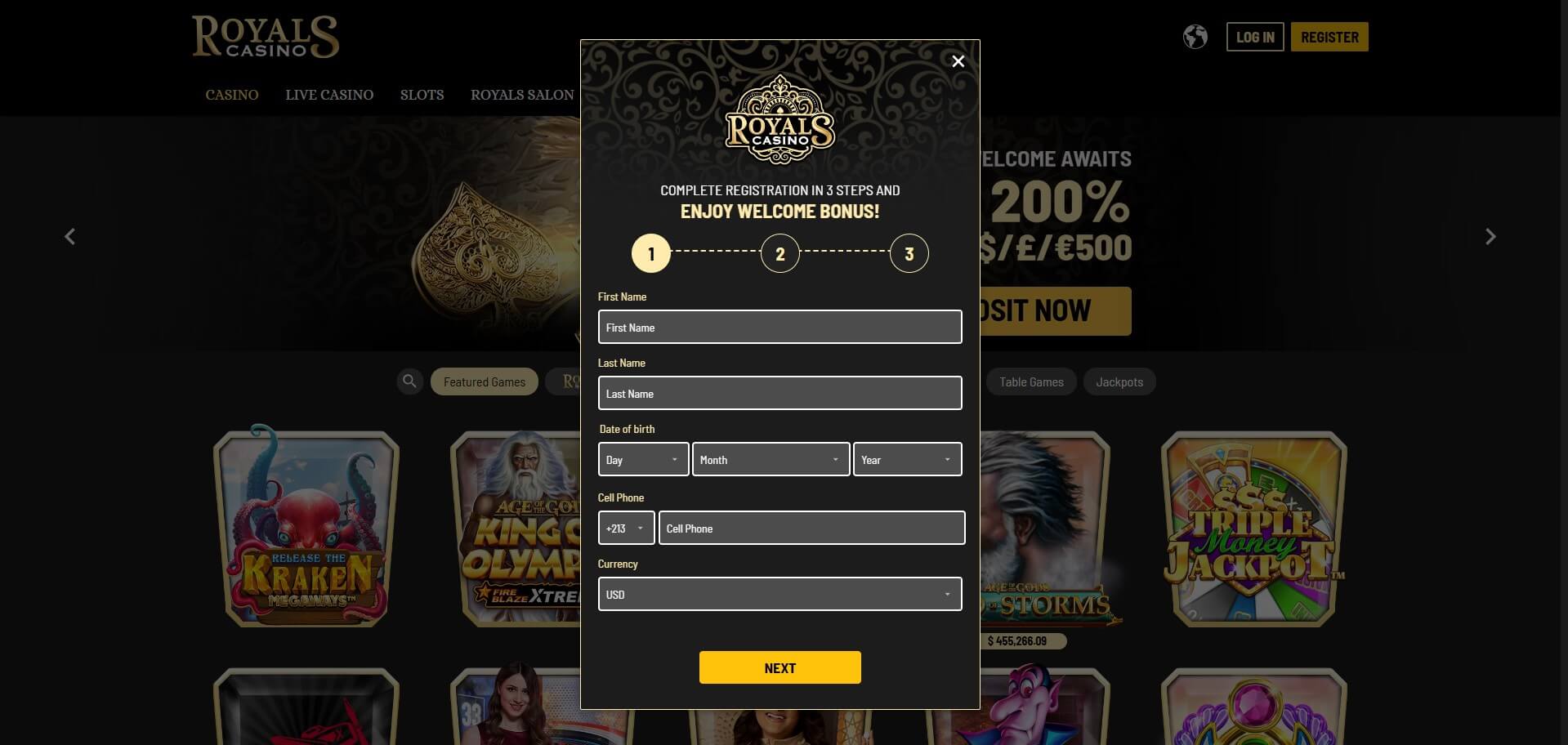 exclusief RoyalsTiger Casino welkomstaanbieding aanbieding