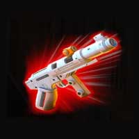 Space Wins Gun Symbol