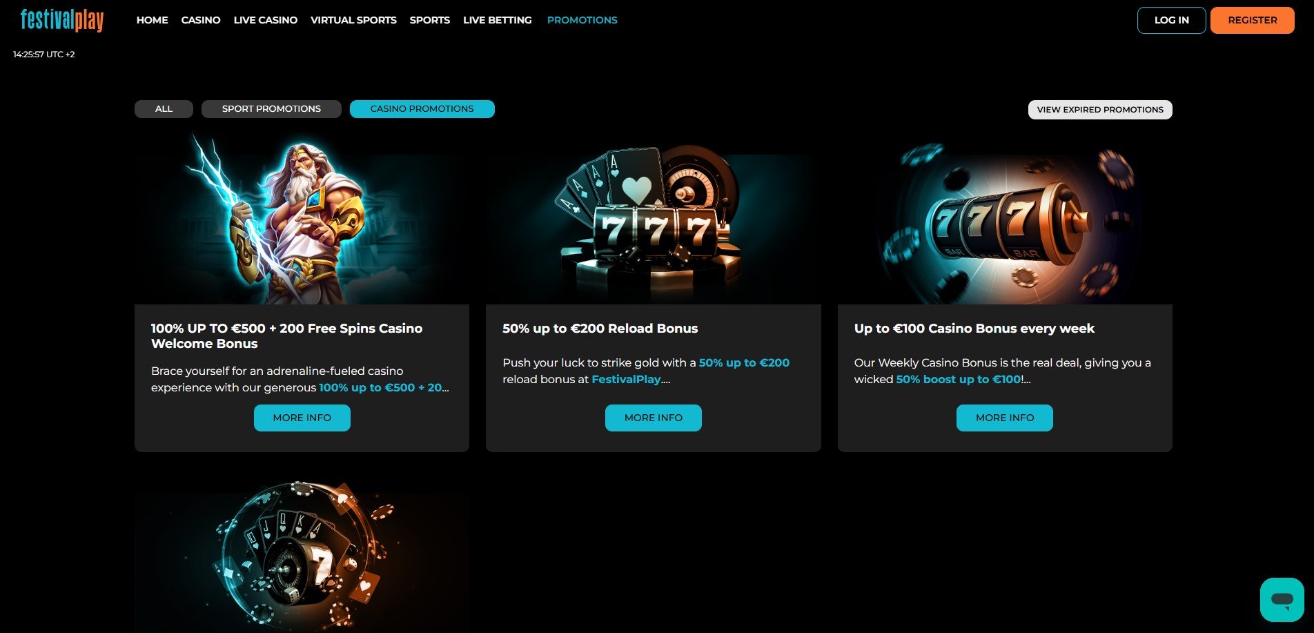 FestivalPlay Casino Promotions