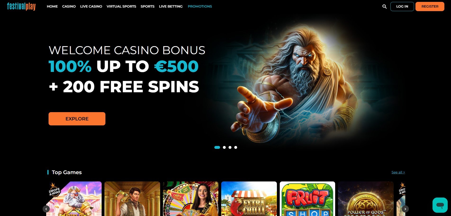 FestivalPlay Casino Review
