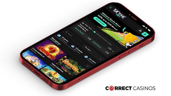 TikTakBet Casino Mobile Version