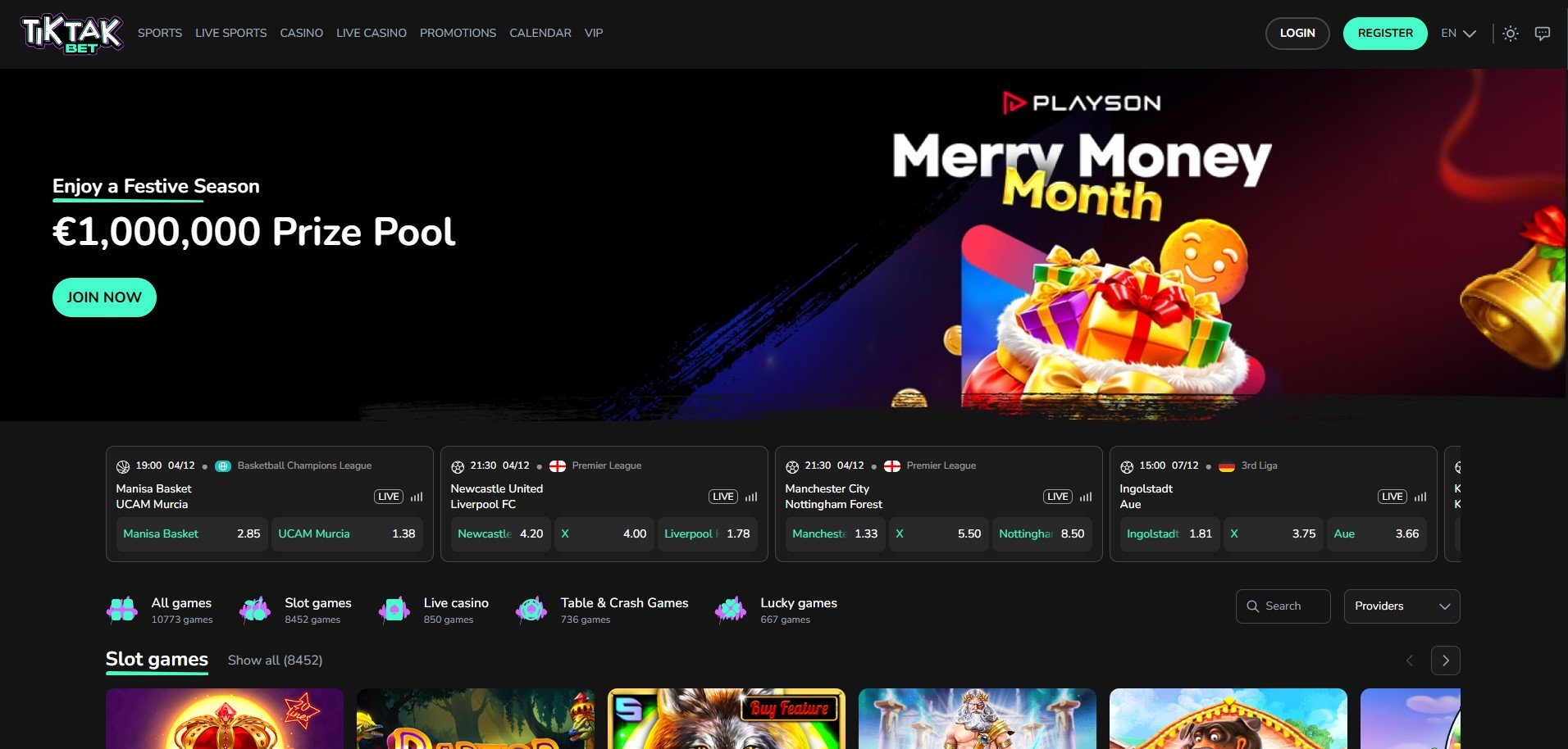 TikTakBet Casino Review