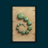 Pond of Plinko Green Stones Symbol