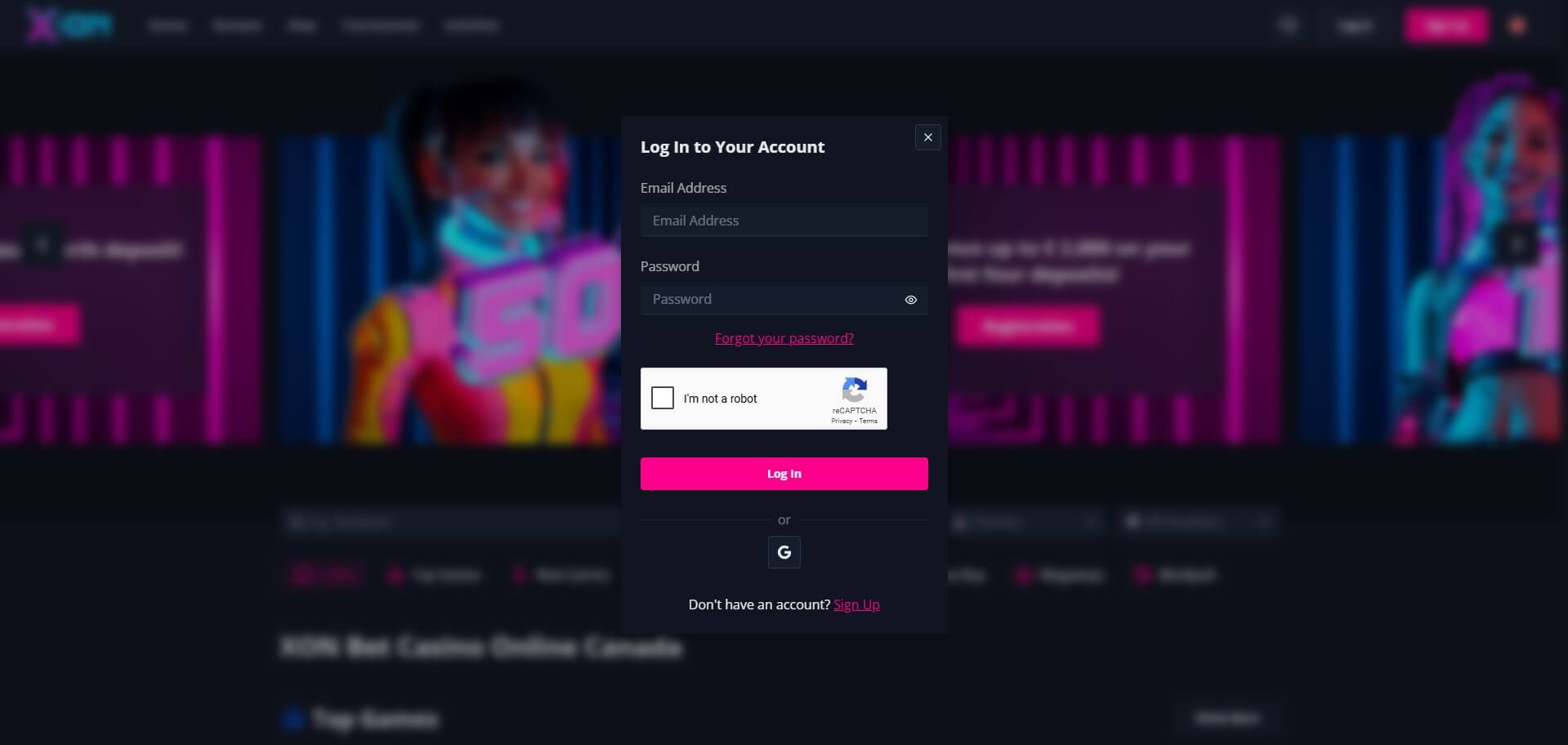 Xon Bet Casino Log In