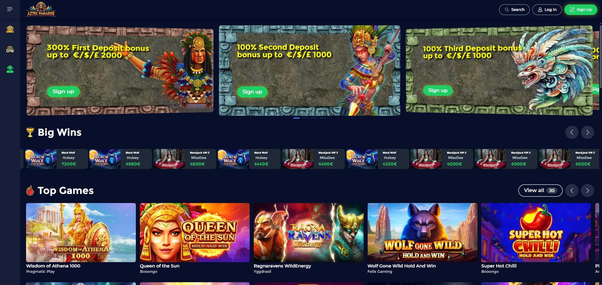 AztecParadise Casino Review