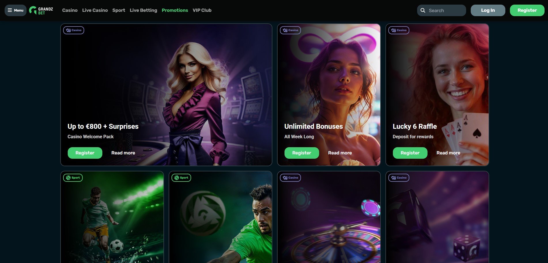 Grandz Bet Casino Promotions