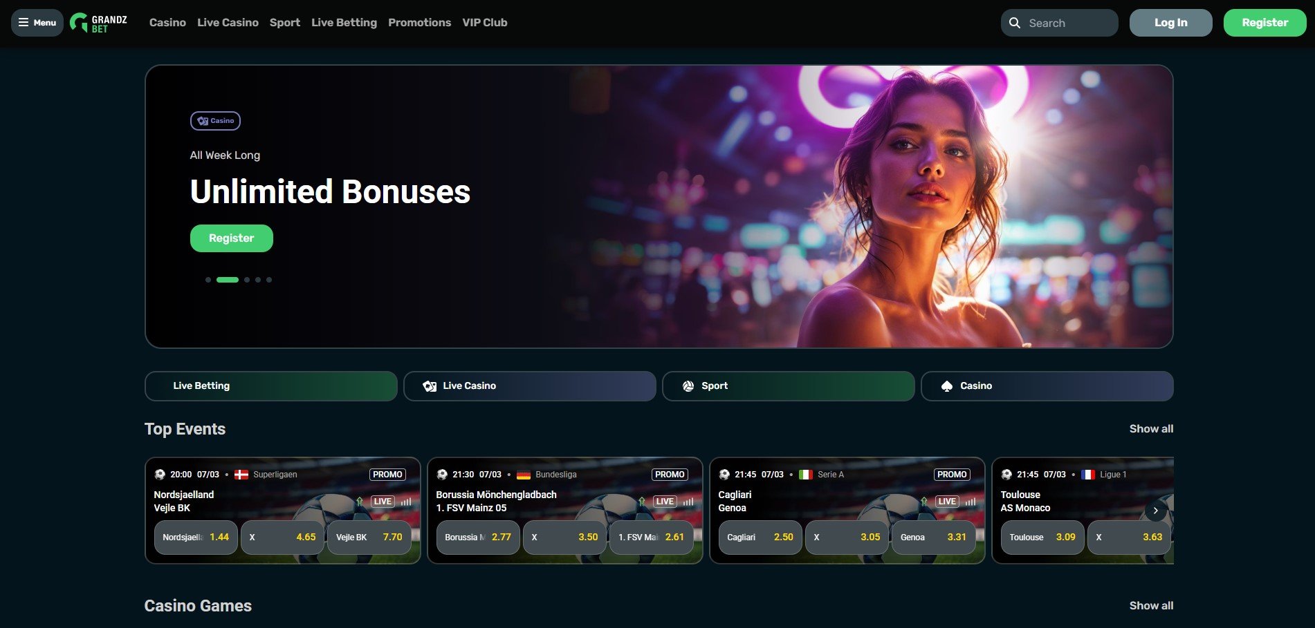 Grandz Bet Casino Review
