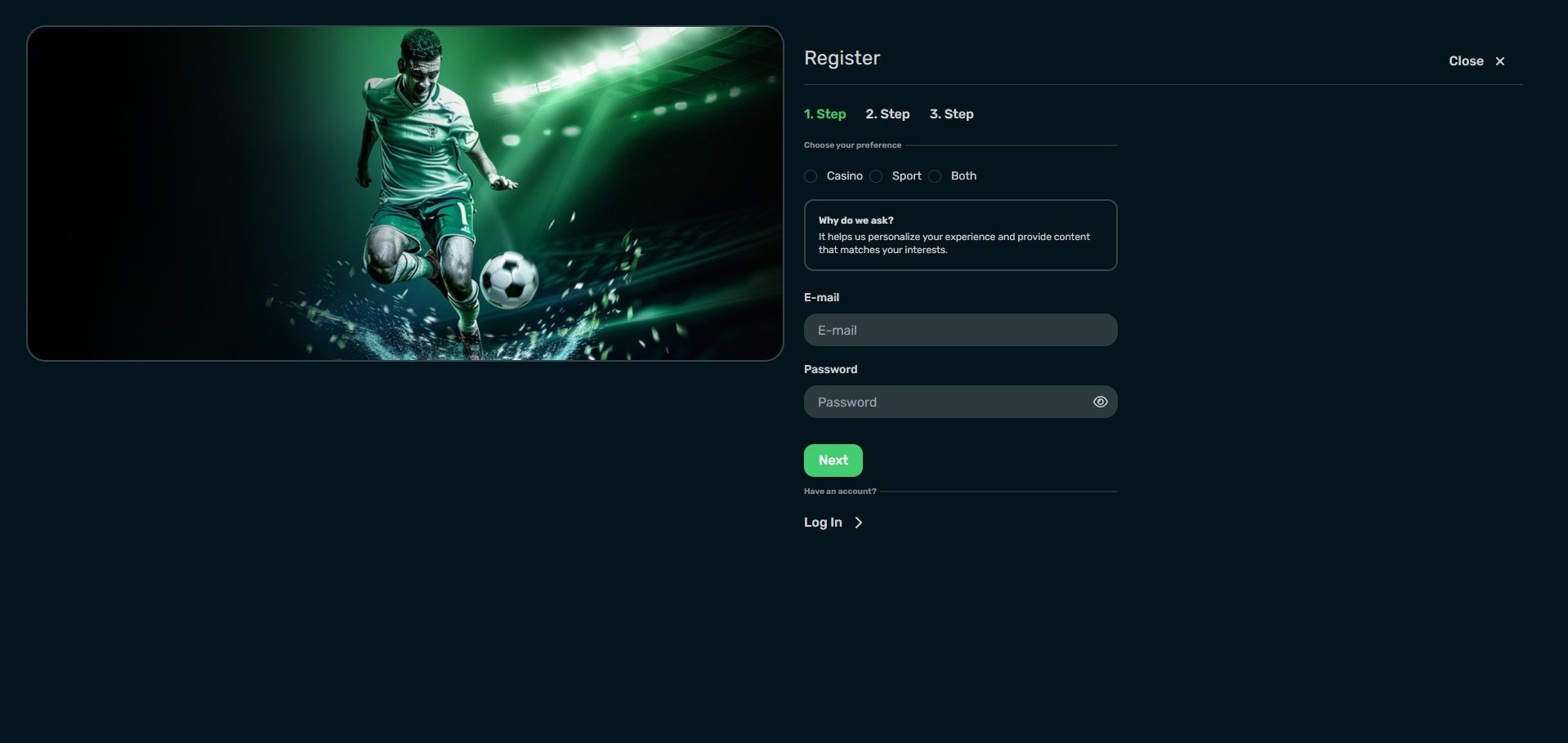 Grandz Bet Casino Sign Up