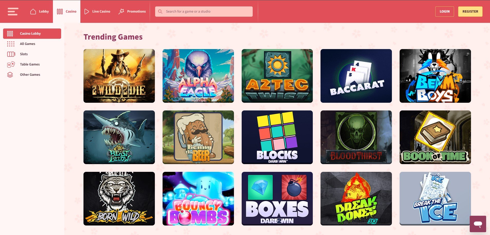 Sakura Slots Casino Games