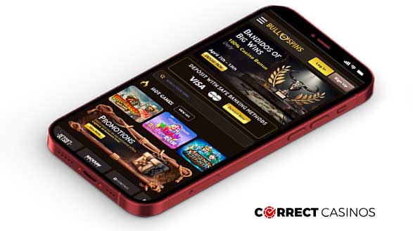 BullSpins Casino Mobile Version