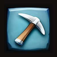Gem Rush Hammer Symbol