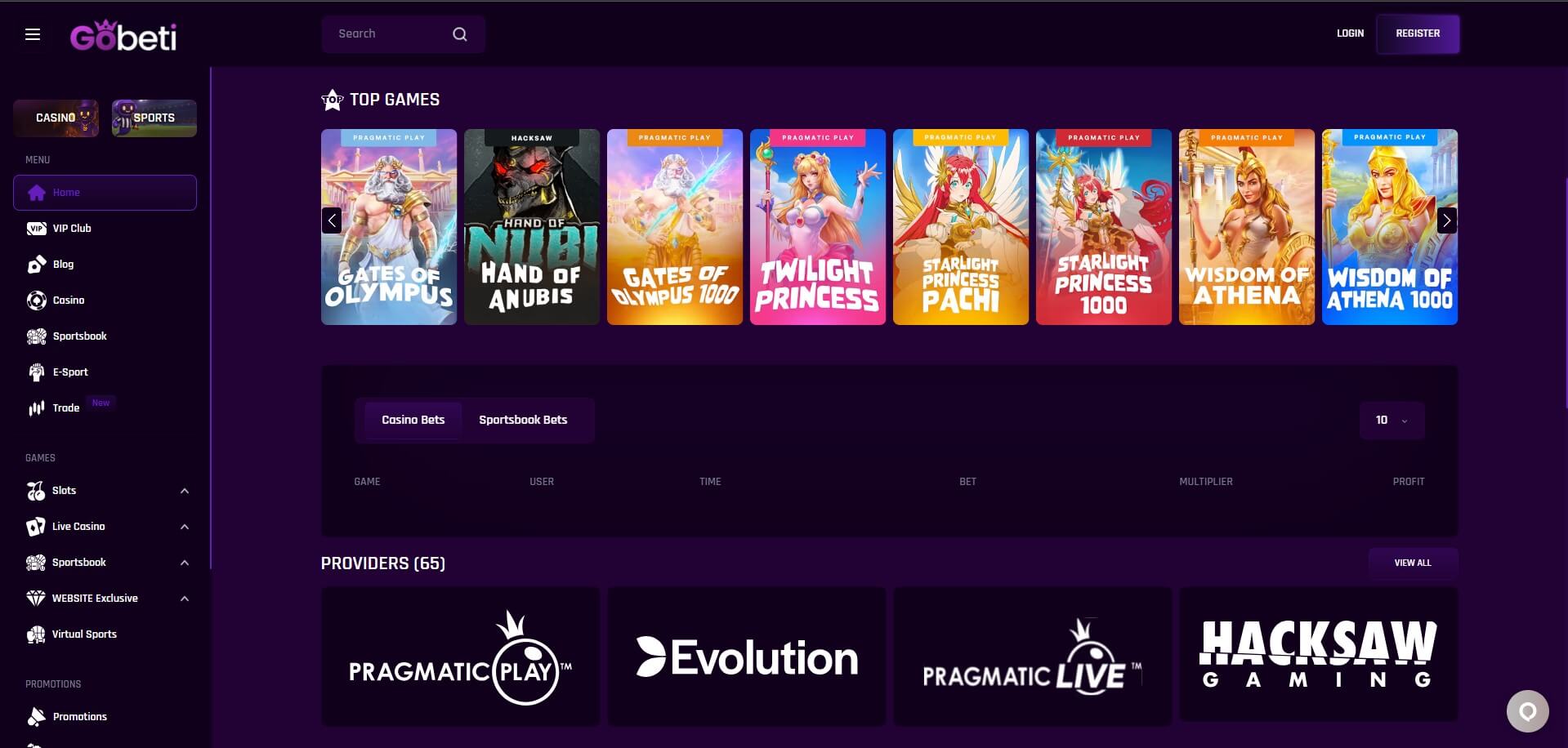 Gobeti Casino Review