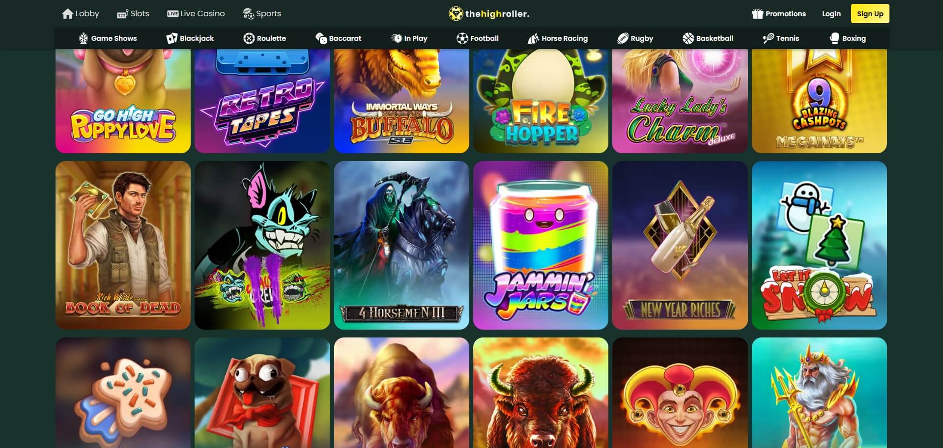 TheHighRoller Casino Games