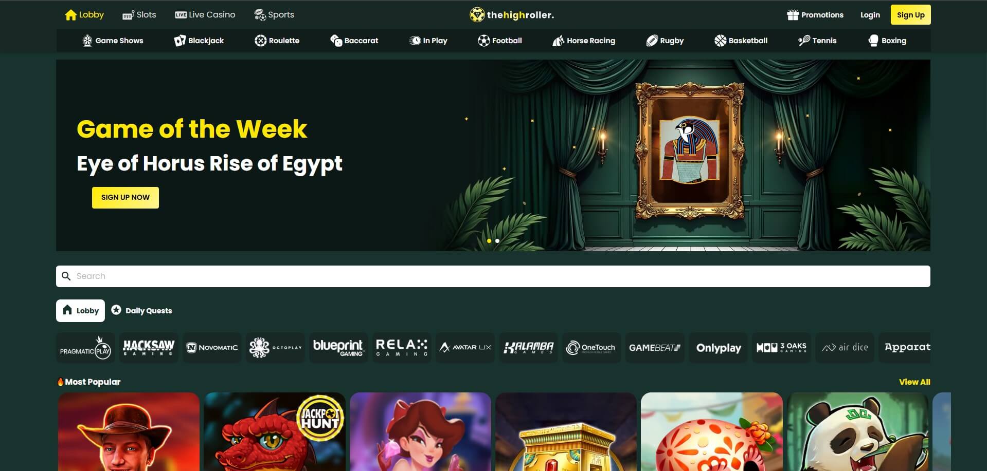 TheHighRoller Casino Review