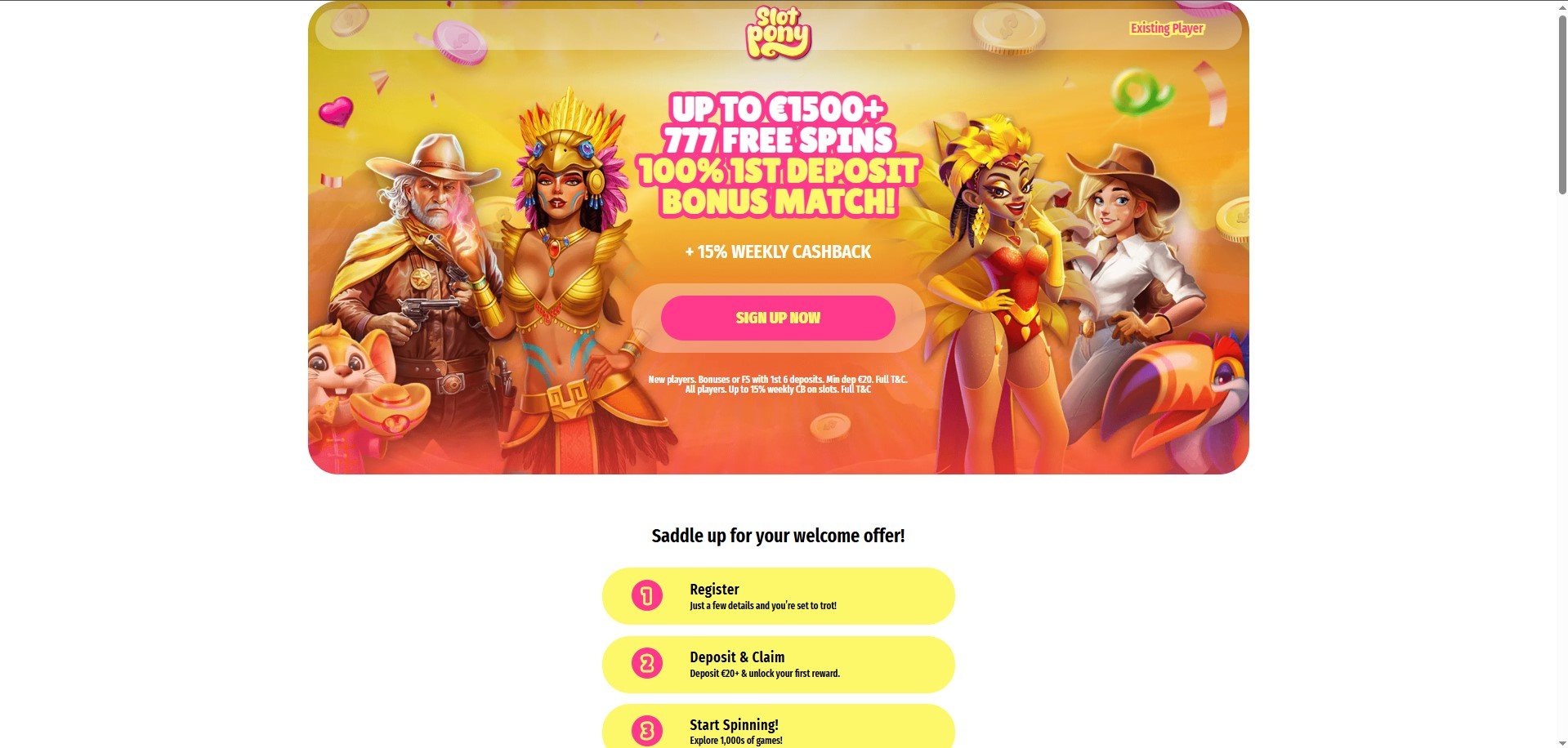 Slot Pony Casino Review
