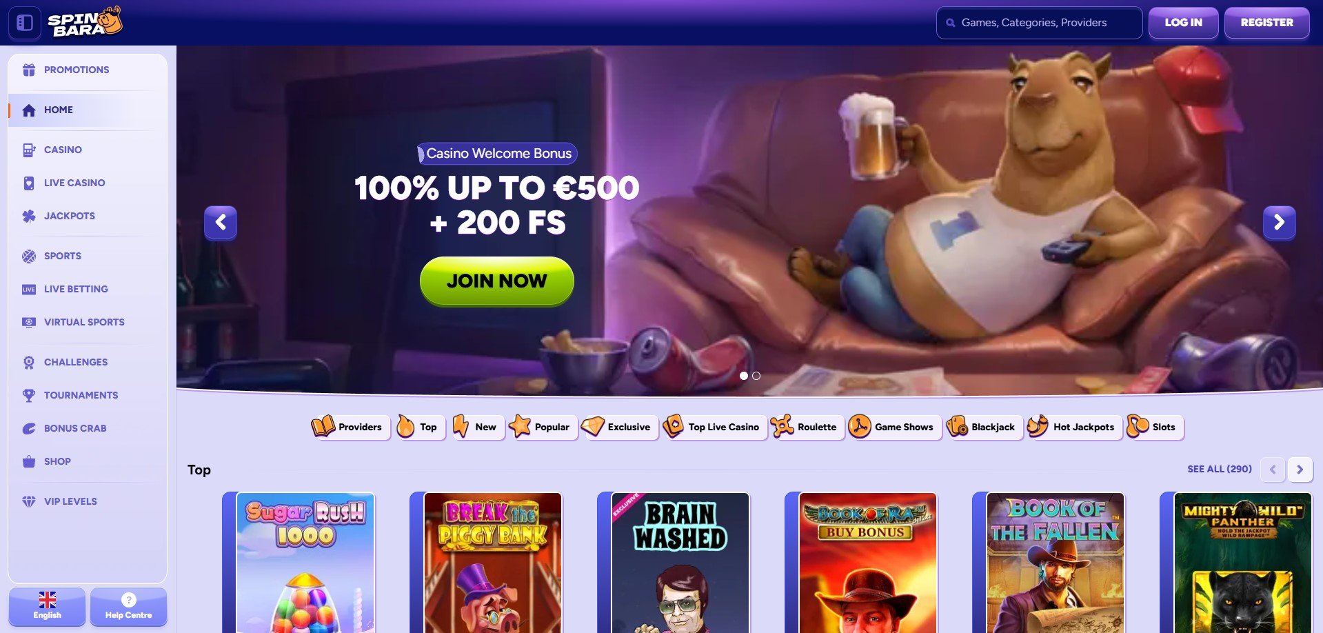 Spinbara Casino Review