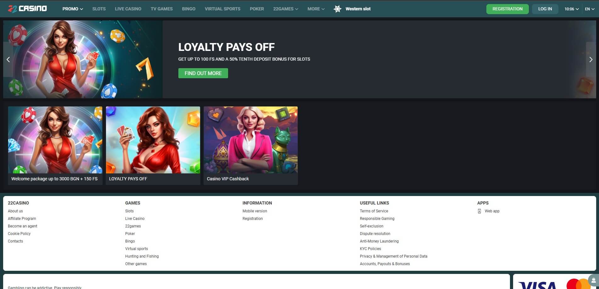 22Casino Promotions