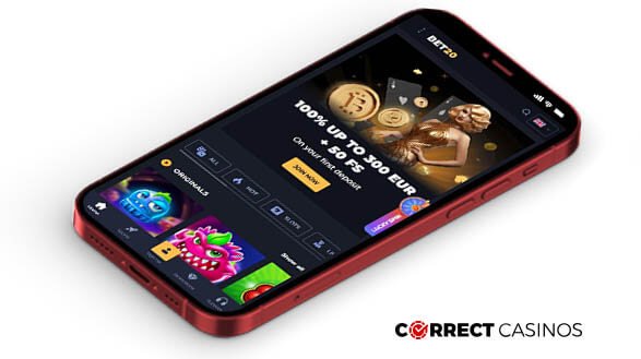 Bet20 Casino Mobile Version