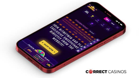 BitBetWin Casino Mobile Version