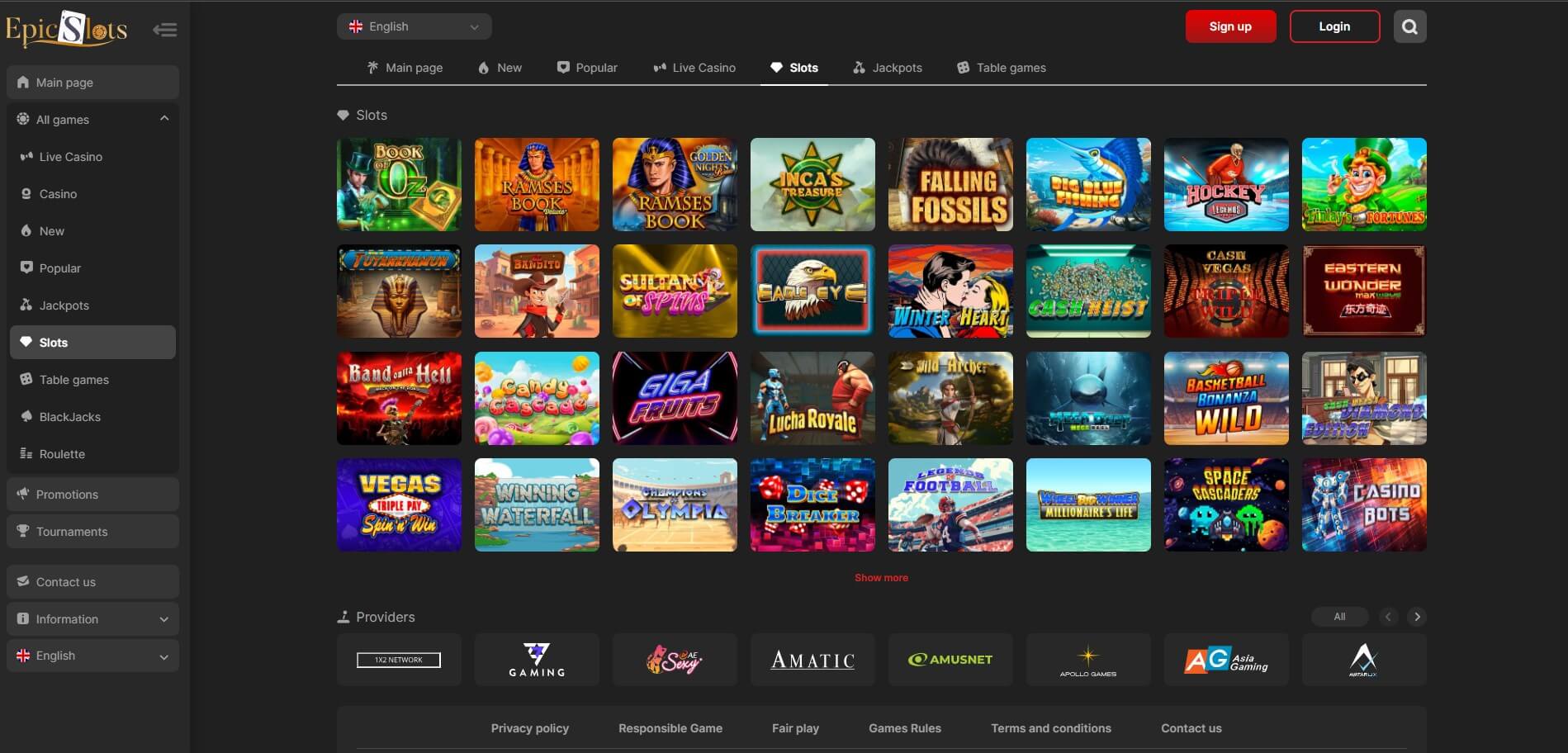 EpicSlots Casino Games