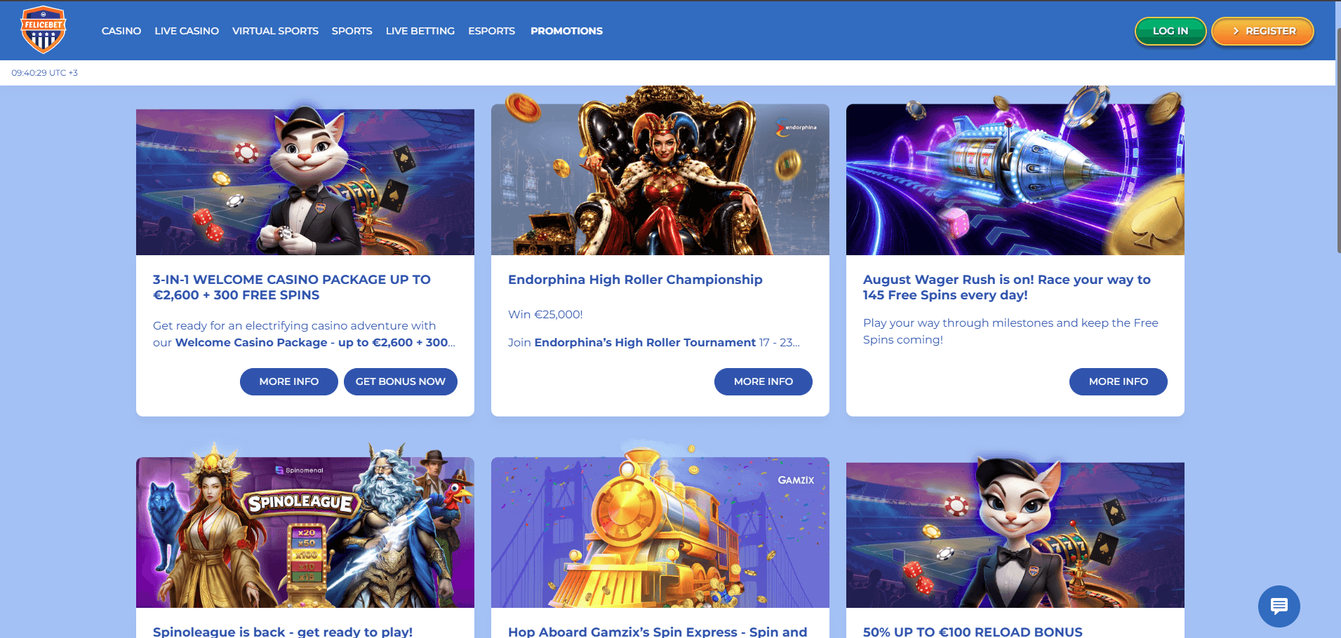 FeliceBet Casino Promotions