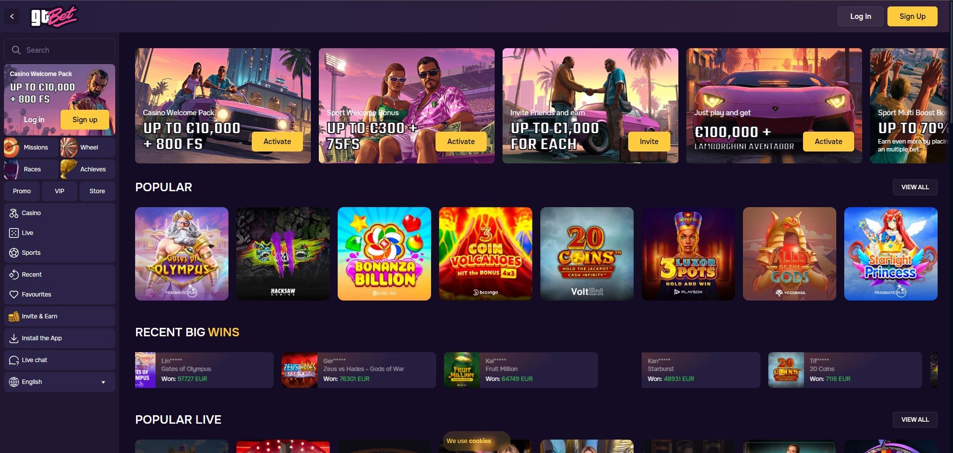 GT.bet Casino Review