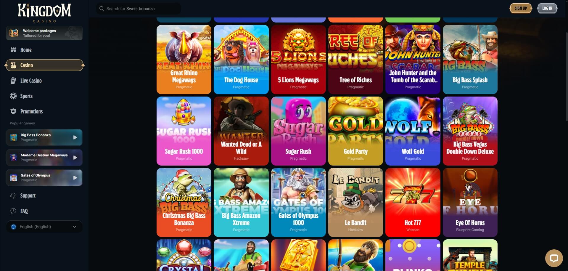 Kingdom Casino Games