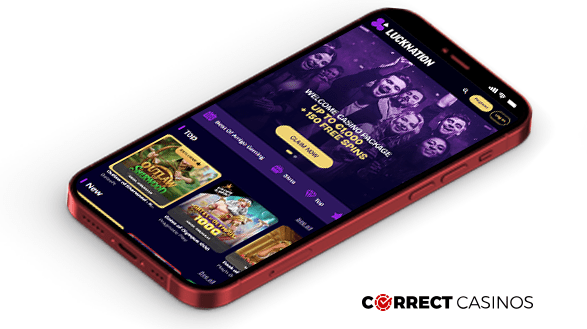 LuckNation Casino Mobile Version